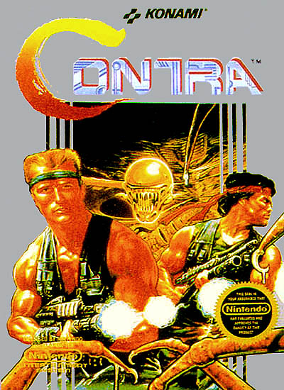 Contra shop nes box