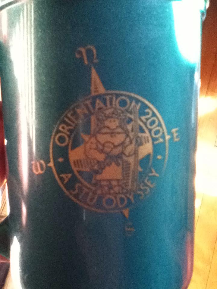 My STU Orientation Week mug.  Aahhhh, memories!